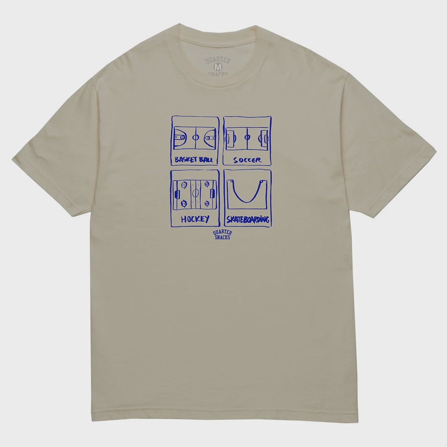 Quarter Snacks Sports T-Shirt - Sand
