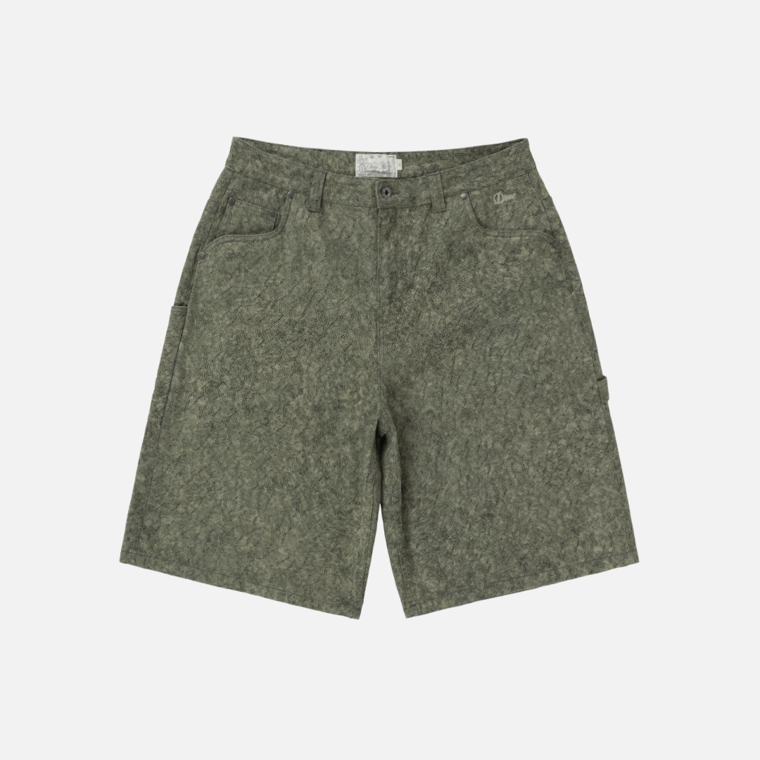 Dime Classic Denim Shorts - Electric Green
