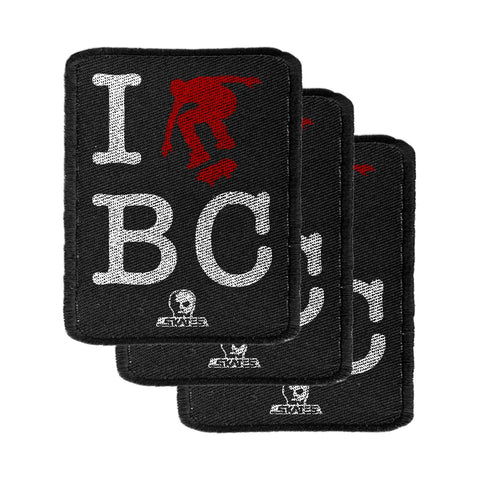 Skull Skates I Skate BC Patch