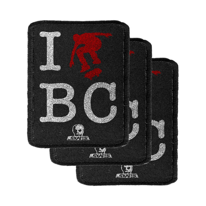 Skull Skates I Skate BC Patch