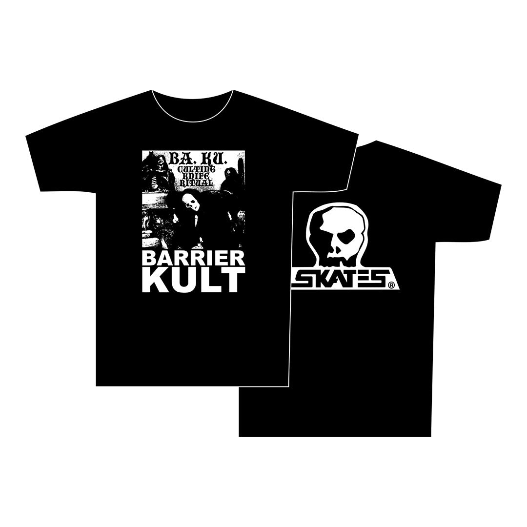 Skull Skates BA. KU. Culting T-Shirt - Black