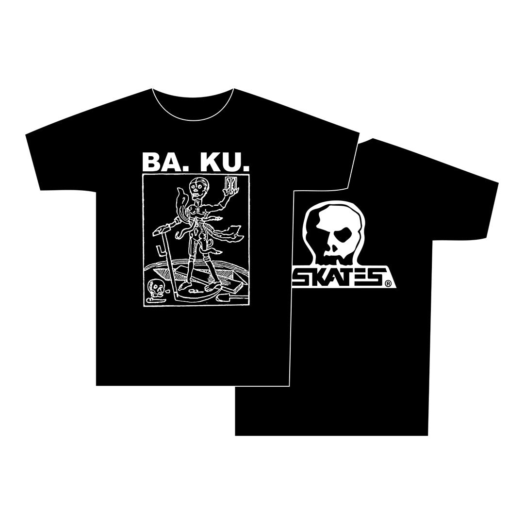 Skull Skates BA. KU. Plague Corpse T-Shirt - Black