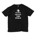 Skull Skates Unfuck The World T-Shirt - Black