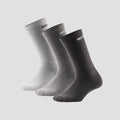 BN3TH Classic Crew Sock 3 Pack - Black/Grey/White