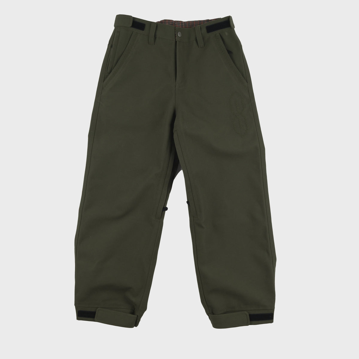 Souvenir 3 Ply Workwear Pant - Dark Olive Oxford
