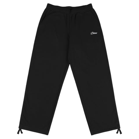 Dime Cursive Small Logo Sweatpants - Black