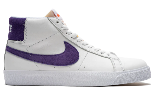 Nike SB Zoom Blazer Mid ISO Shoe - White/Court Purple