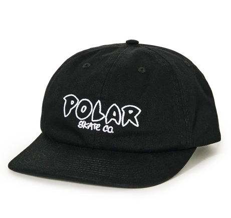 Polar Michael Outline Logo Cap - Black