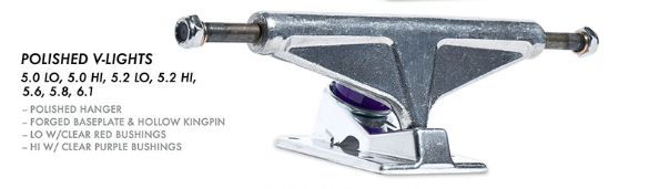 Venture V-Light Polished Trucks