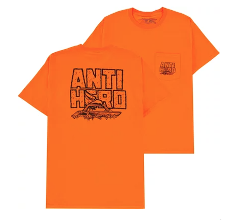 Anti Hero Custom Pocket T-Shirt - Safety Orange