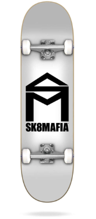 Sk8 Mafia House Logo Micro Complete - White