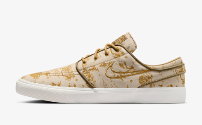 Nike SB Zoom Janoski OG PRM Shoe Sesame Gold Bronzine Sail