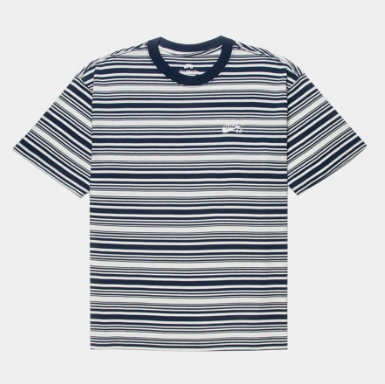 Nike SB M90 Stripe T-Shirt - Midnight Navy/White