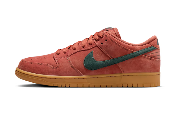 Nike sb dunk low pro red online