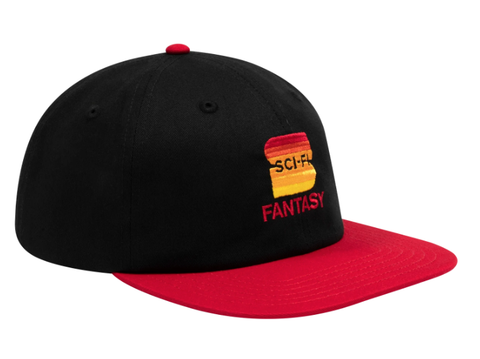 Sci-Fi Fantasy "S" Cap - Black/Red