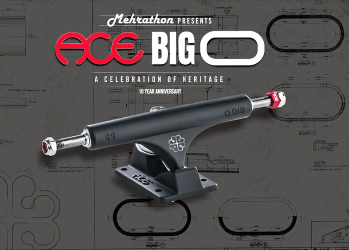 Ace AF-1 Big O x Mehrathon Trucks - Black