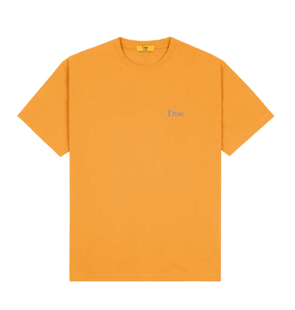 Dime Classic Small Logo T-Shirt - Squash Yellow