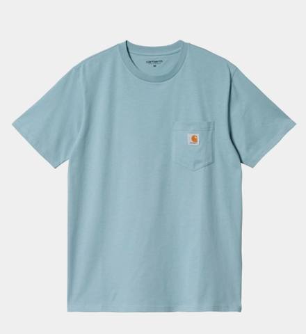 Carhartt WIP Pocket T-Shirt - Misty Sky