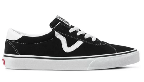Vans Skate Sport Shoe - Black/Black/White