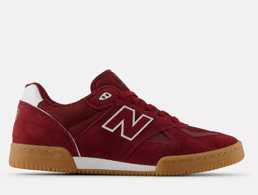 NB Numeric Tom Knox 600 Shoe - SPA (Burgundy/White)