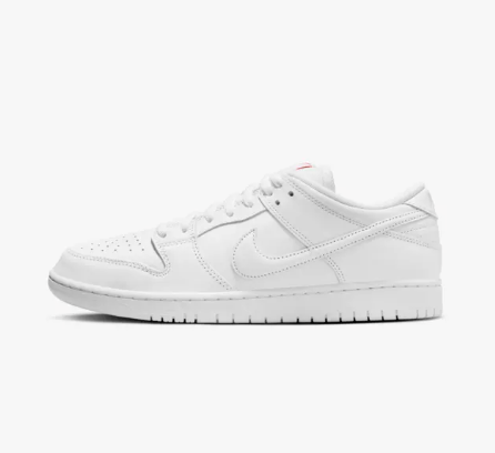 Nike SB Dunk Low Pro ISO Shoe - White/White/White