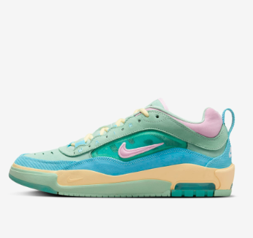 Nike SB Air Max Ishod QS Shoe - Blue Gaze/Arctic Pink/Enamel Green (Visty)