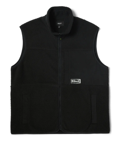 Huf Sonoma High Pile Vest - Black