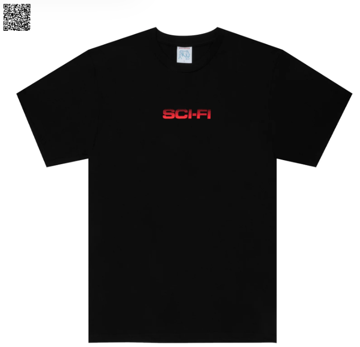 Sci-Fi Fantasy Slide T-Shirt - Black