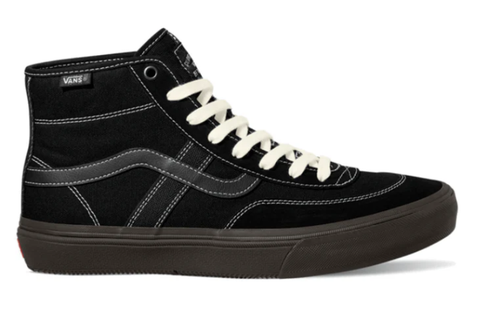 Vans Skate Crockett High Shoe - Black/Chocolate