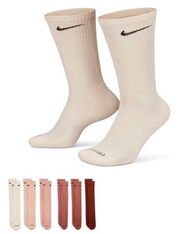 Nike Everyday Plus Cushion Crew Sock 6 Pack - Multi