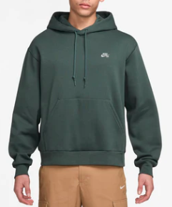 Nike SB Embroidered Hooded Sweater - Vintage Green/White