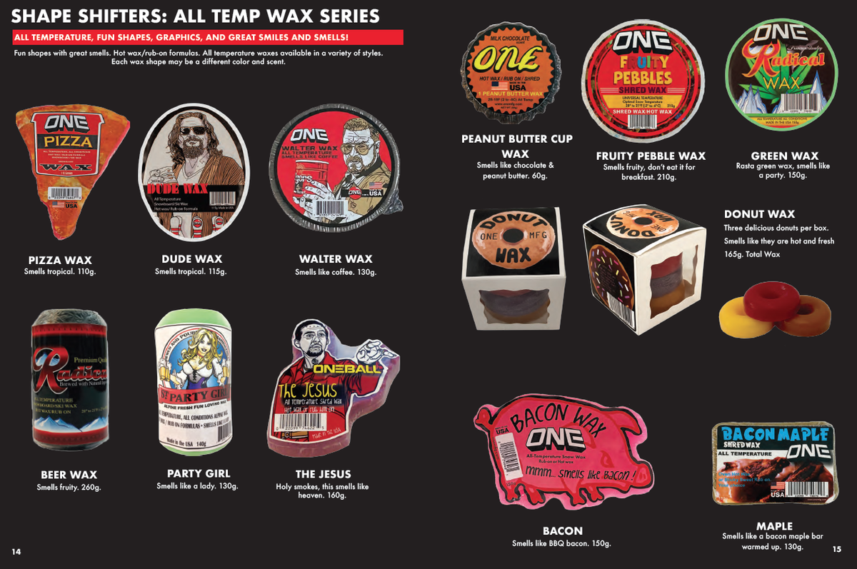One Mfg One Mfg Shaper Shifter Wax – Pro Skateboards & Snowboards