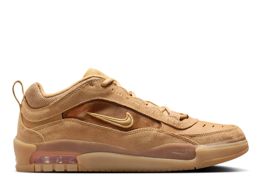 Nike SB Air Max Ishod Shoe Flax Wheat Safety Orange