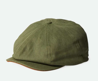 Brixton x Fender Factory Brood Snap Cap - Olive Surplus