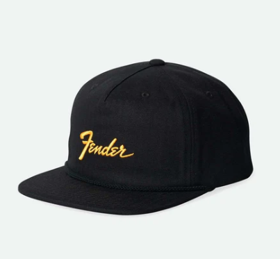 Brixton x Fender Factory NP MP Snapback Cap - Black