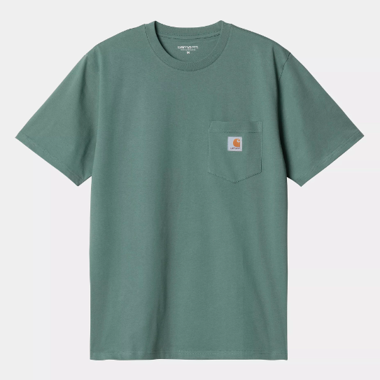 Carhartt WIP Pocket T-Shirt - Silver Pine