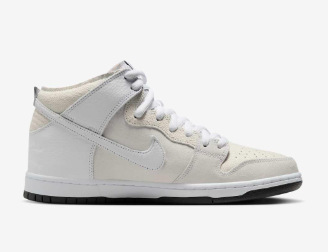 Nike SB Dunk High x Anti Hero Shoe - White/White/Black