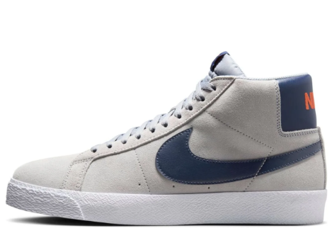 Nike SB Zoom Blazer Mid Shoe - Wolf Grey/Midnight Navy/Cosmic Clay