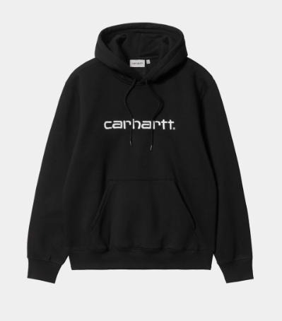 Carhartt WIP Hooded Sweater - Black/White