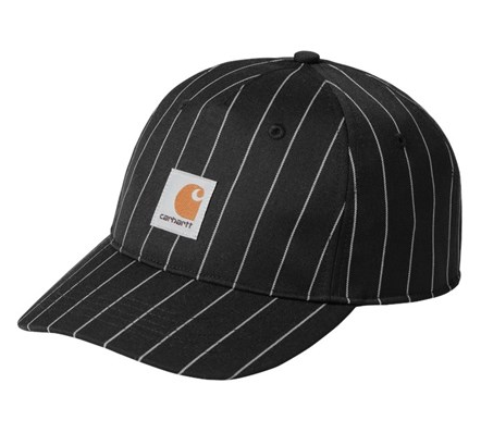 Carhartt WIP Seaton Cap - Seaton Stripe/Black