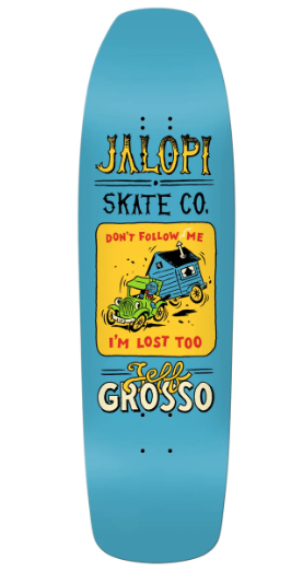 Anti Hero Grosso Jalopi Returns Deck - Square Top Rails