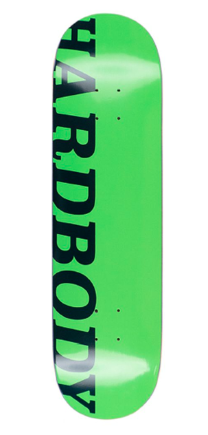 Hardbody Classic Logo Deck - Neon Green/Navy