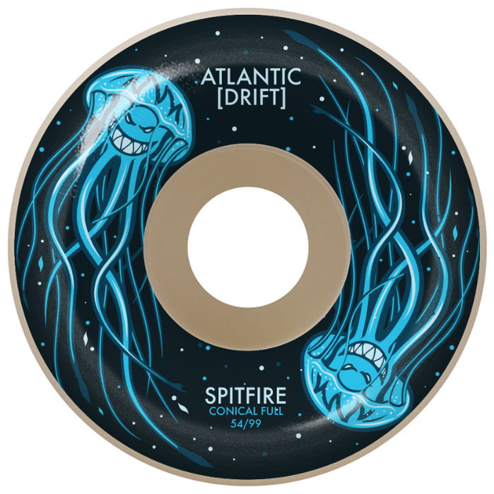 Spitfire x Atlantic Drift F4 99D Conical Full Wheels - Natural