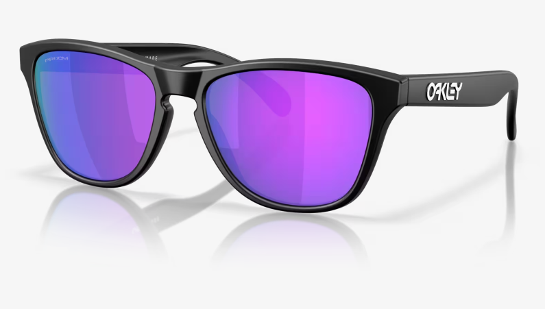 Oakley Frogskins S Sunglasses - Matte Black/Prizm Violet