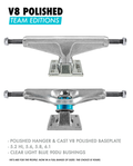 Venture V8 Team Trucks - Polished