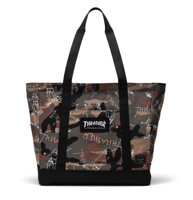 Herschel Thrasher x Gonz Heritage Tote Bag - Woodland Camo