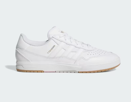 Adidas Tyshawn II Shoe -  Cloud White/Cloud White/Gum