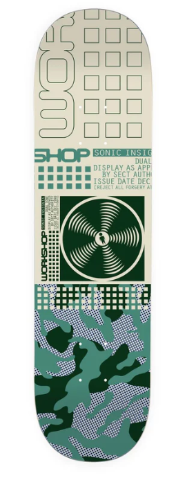 Alien Workshop Sonic Insignia Deck - Green