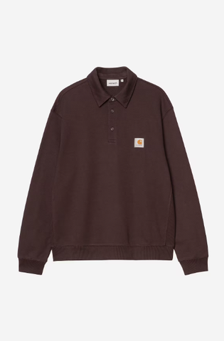 Carhartt WIP Polo Sweatshirt - Palisander