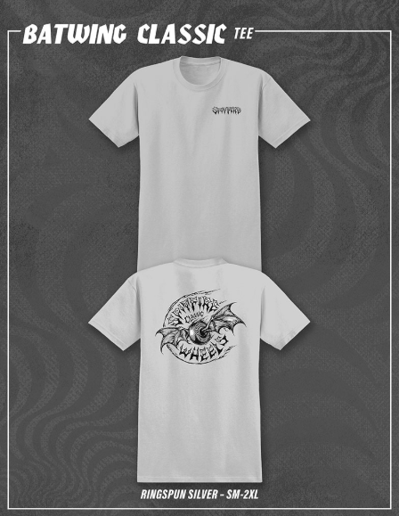 Spitfire Batwing Classic Ringspin T-Shirt - New Silver